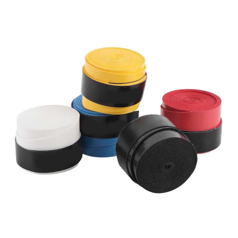 10pcs PU Material Handle Wrap 110cm Length Sports Grip Tape Convenient Racquet Overgrip For Sports
