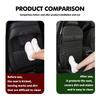 AABIB1 For Benz Car Logo Seat Back Protector Pad Leather Anti Kick Pads Anti Dirty Protect Mats AMG Exclusive A C E R V Class CLA CLS