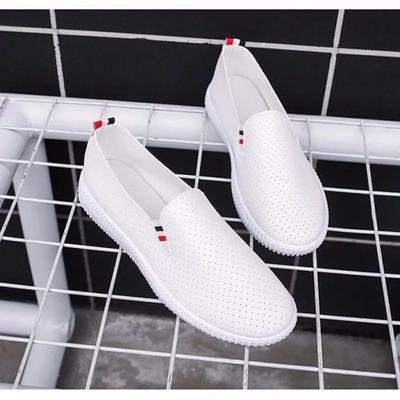 Модные женские кроссовки Белые туфли на плоской подошве Женские мокасины с вырезами Кожаные туфли-лодочки Туфли-лодочки на низком каблуке Повседневная обувь Эспадрильи Женская обувь