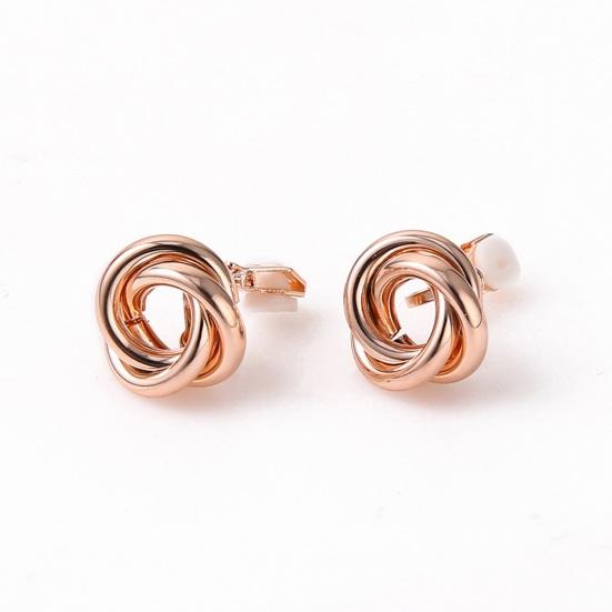 1 пара женских сережек-гвоздиков из полой металлической проволоки запутанной формы с гальваническим покрытием антиаллергенные легкие украшения для ушей ювелирные изделия для вечеринок, выпускного вечера и поездок на работу