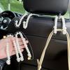 Автомобильные крючки Многофункциональный крючок на спинку заднего сиденья автомобиля Автомобильный органайзер для хранения на спинку сиденья Вешалка для сумок, кошельков, одежды