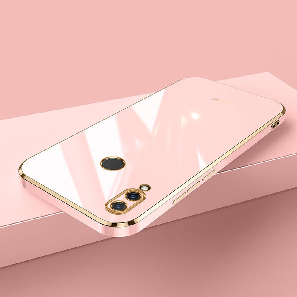 Для Huawei Y9 2019 чехол Luxury Square Plating JKM-LX1, JKM-LX2, JKM-LX3 чехол для телефона противоударный силиконовый чехол-накладка Fundas