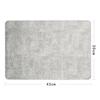 PU leather placemat, Nordic Japanese cloth-patterned Western placemat, hotel square dining table mat, thickened and waterproof