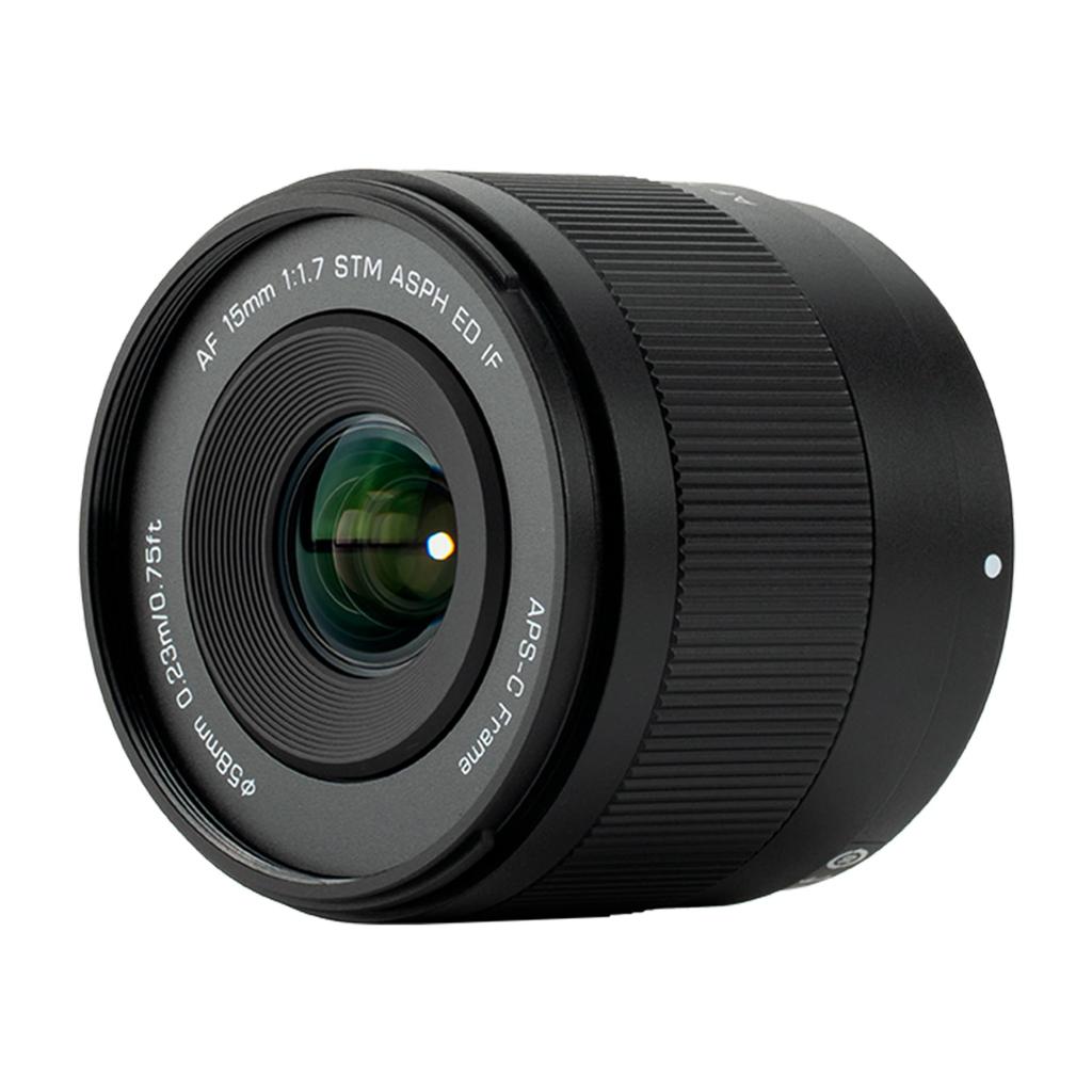 Объектив VILTROX AF 15mm E для Sony С большой апертурой Совместим с камерами Sony и другими беззеркальными камерами серии AIR F1.7 E-Mount, Сверхширокоугольный, f/1.7