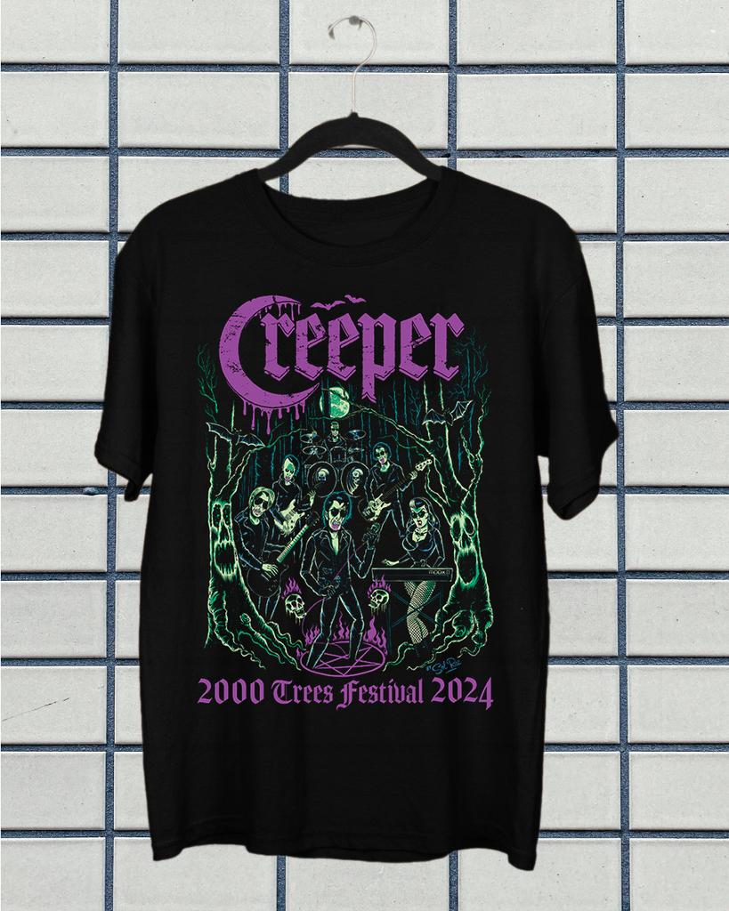 Коллекция CREEPER Тур 2024 Хлопок Подарок для фаната S - 5XL Футболка GC3040
