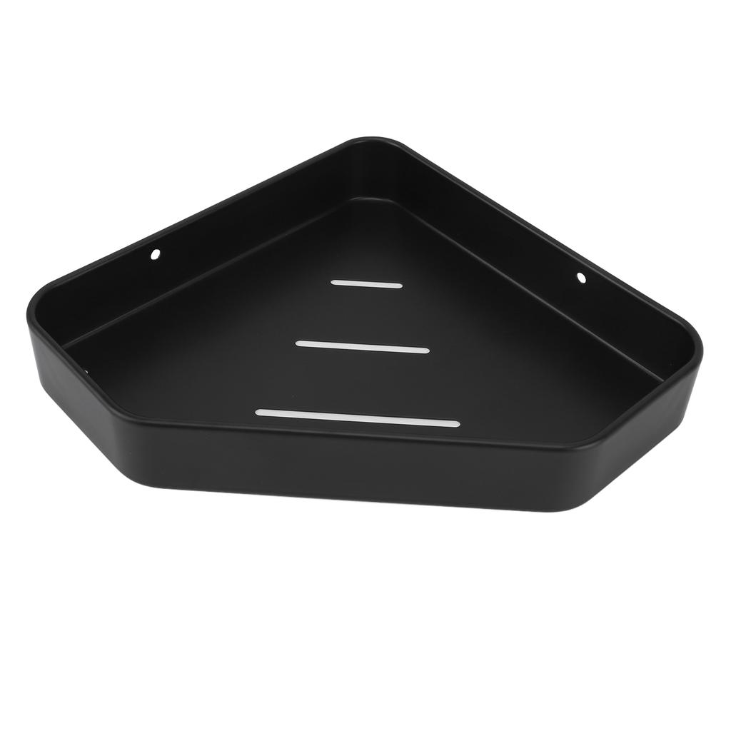 Угловая душевая полка без сверления, простая установка, космический алюминий, нержавеющая, настенная, угловая