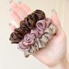 CHIMERA 3-Piece Satin Fabric Hair Ties, High Ponytail Hair Bands, Rubber Bands for Girls' Hair, Birthday Gift