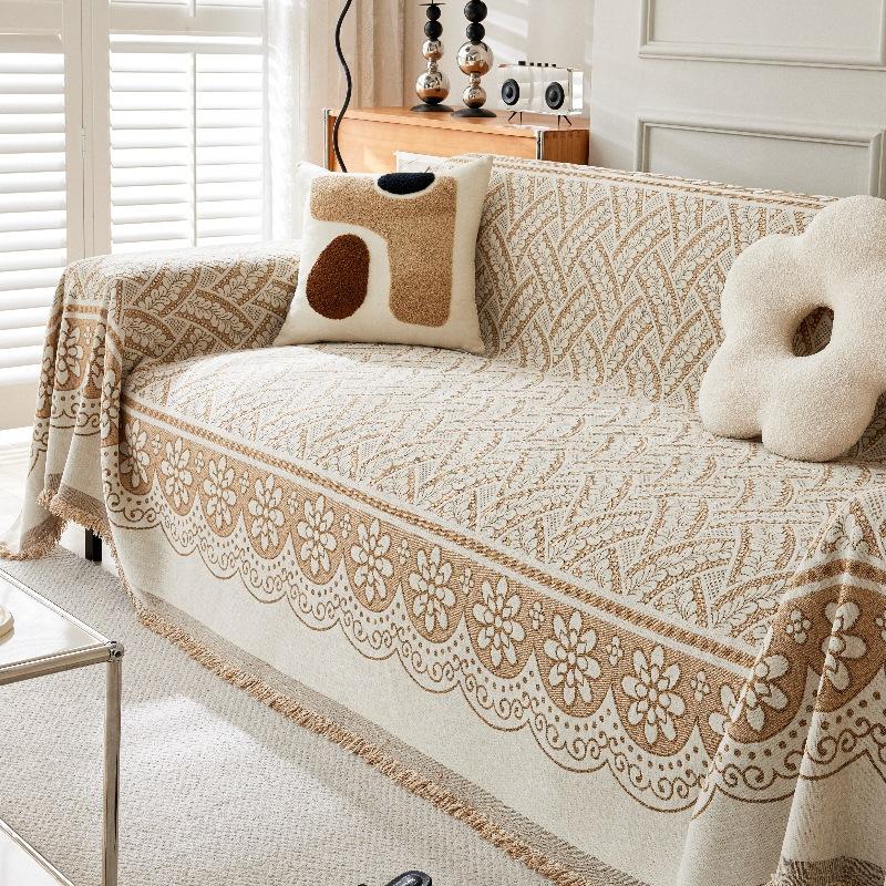 Чехол на диван с мультяшным рисунком с кисточкой, двойного назначения, одеяла, плед, коврик для пикника, универсальный декоративный