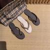 2025 Summer New Fashion Flat Flip-flops Women's Soft Bottom Non-slip Beach Outer Wear Pinch Slippers Ins