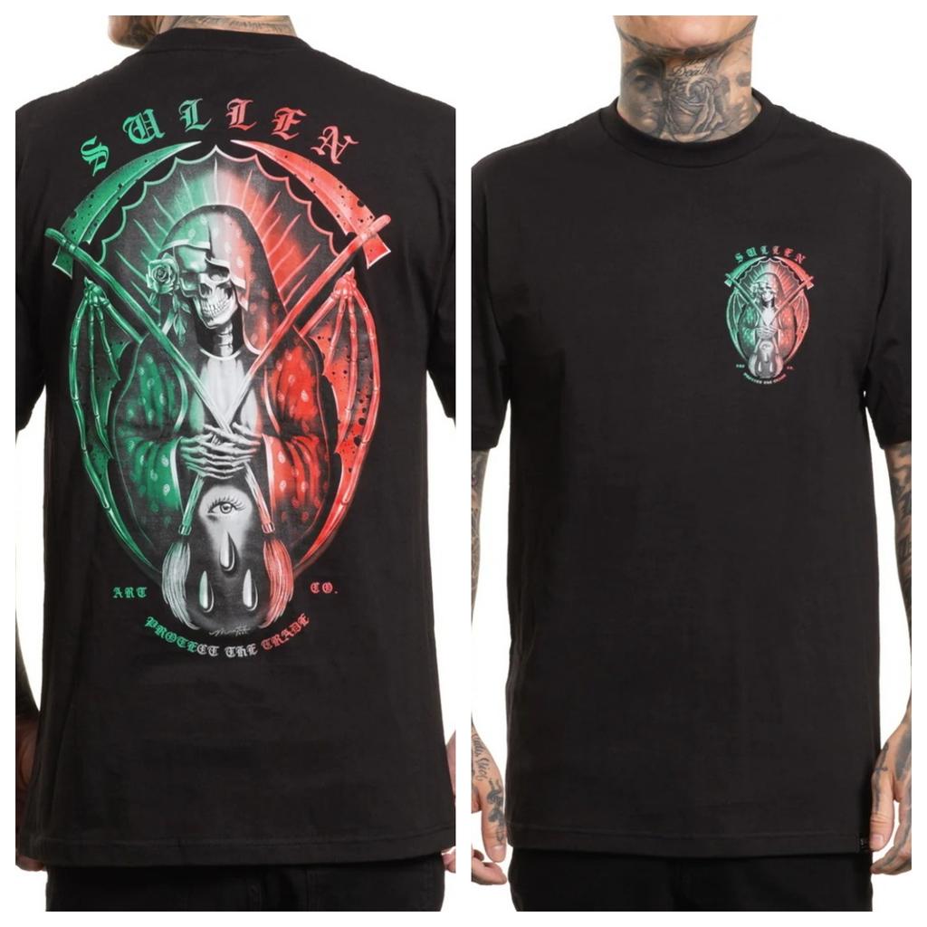 DE LA MUERTE MEX Tattoo Art Style Summer Casual TShirt Unisexs and Womens Luxury Brand Top