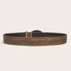 Vintage Cowboy Belt PU Leather Western Belt Fashion Women Belt  for Jeans Pants Dresses