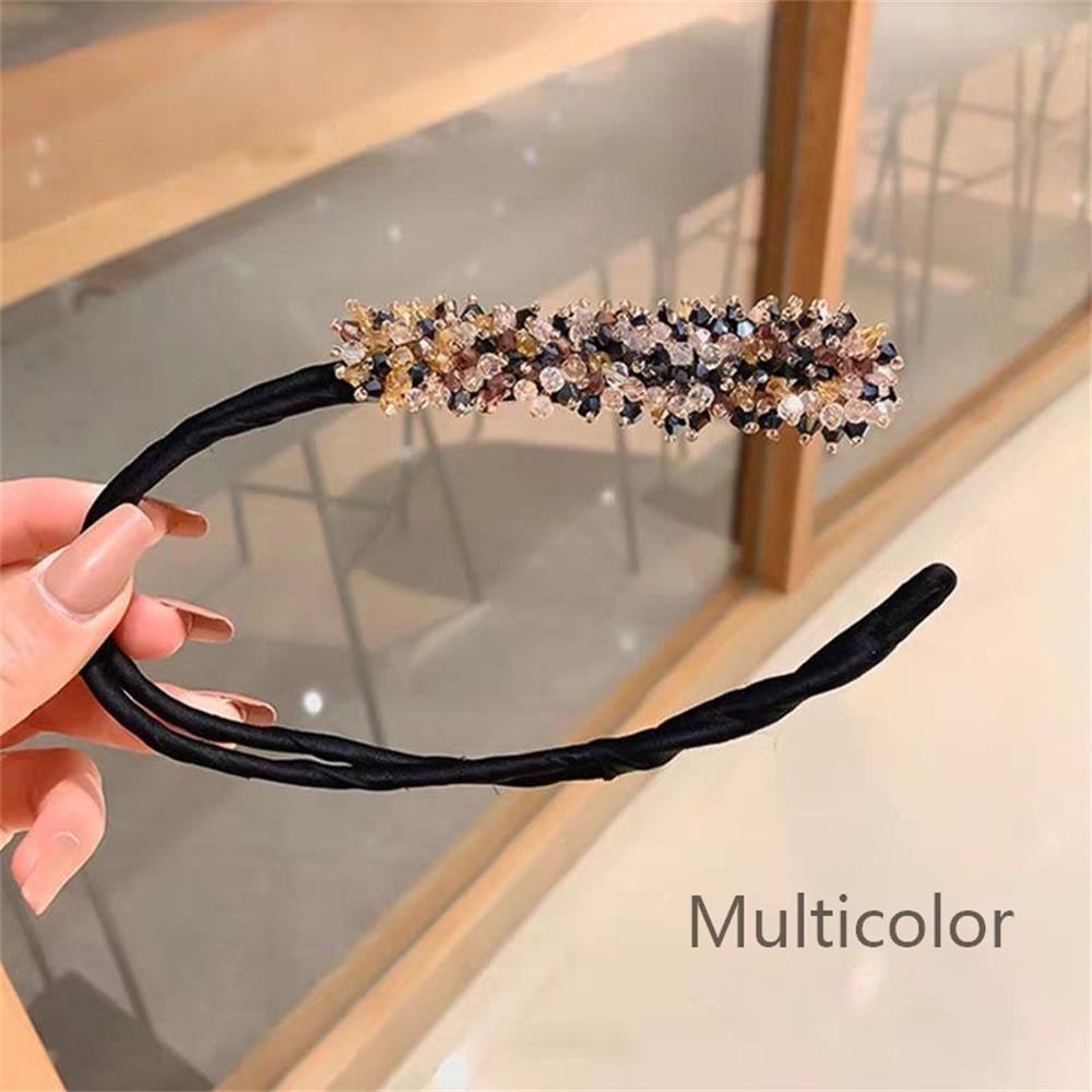 Accessories Braiders Tool Hair Band Quick Bun Curler Rhinestone Lazy Hairpin Donut Bun Maker
