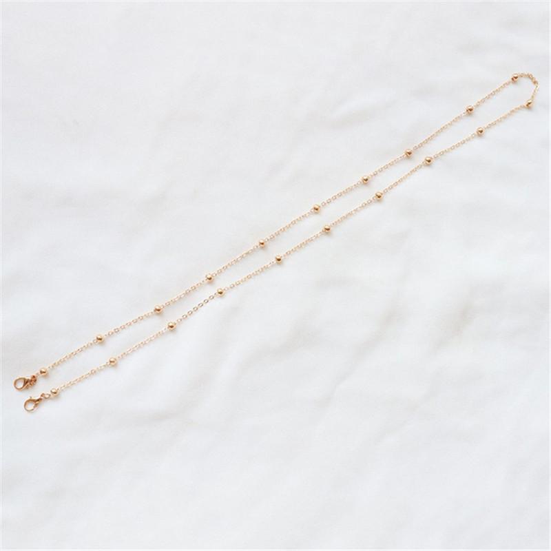 Корейское винтажное ожерелье из стеклянных бусин, маска-цепочка, ремешок, повесить на шею, держатель для очков, веревка для женщин, ремешок для очков