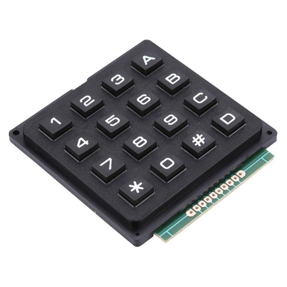 16 Keys Numeric Keypad 4x4 External Keypad Practical Keyboard Modules DIY Electronics