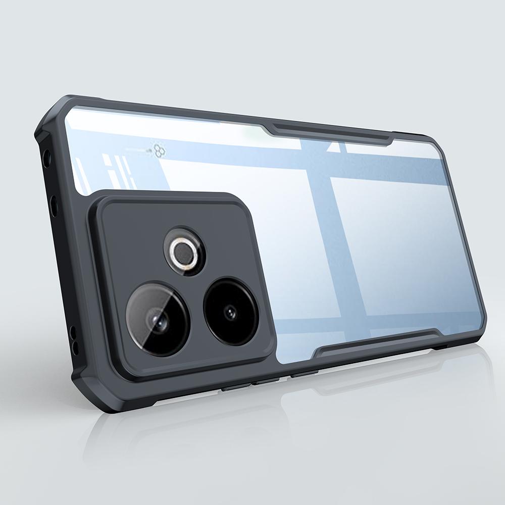 XUNDD Чехол для Realme GT 7T 5G/GT 7 5G, противоударный ТПУ+акрил, прозрачная задняя крышка для телефона