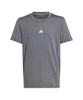 Short Sleeve Aero Heather Short Sleeve Silver J130 T-Shirt, Training, Lady, T-Shirt, Kids, KMR64, Black/Grey Three/Grey Six/Reflective
