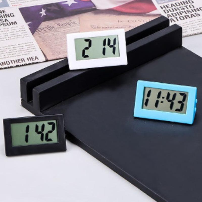 Минималистичные мини электронные часы бесшумный настольный дисплей времени электронный будильник микро часы для рабочего стола домашнего офиса учебы
