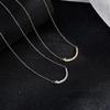 Simple Meteor Necklace for Women, Exquisite, Light, Luxury, and High Grade Line Collar Chain Neck