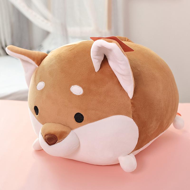 Animal Sweet Fat Fat Dinosaur Pig Shiba Inu Dog Plush Toy Soft Cartoon Elephant Stuffed Doll Baby Pillow Gift 35/45cm