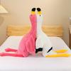 Stuffed Animal Removable Zipper Full Filling Home Decor Super Soft Large Pink Flamingo Plush Hugging Pillow Kid Toy