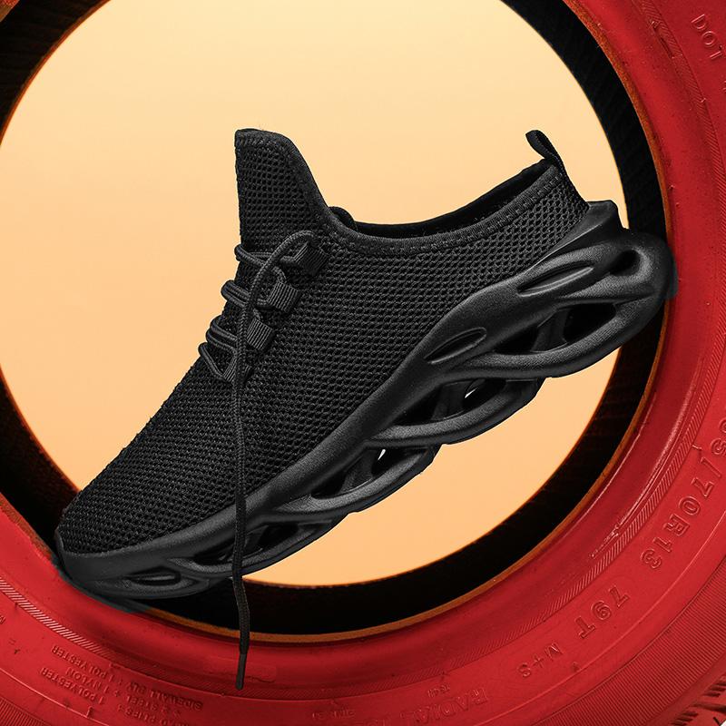 Yrzl Half Slippers Men Casual Shoes Men Breathable Mesh Lightweight Sports Outdoor Slip On Cushioning Walking Half Shoes Man