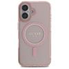 Guess Guhmp16Shfgerep Iphone 16 6.1     Różowy/Pink Hardcase Iml Glitter Circle Magsafe