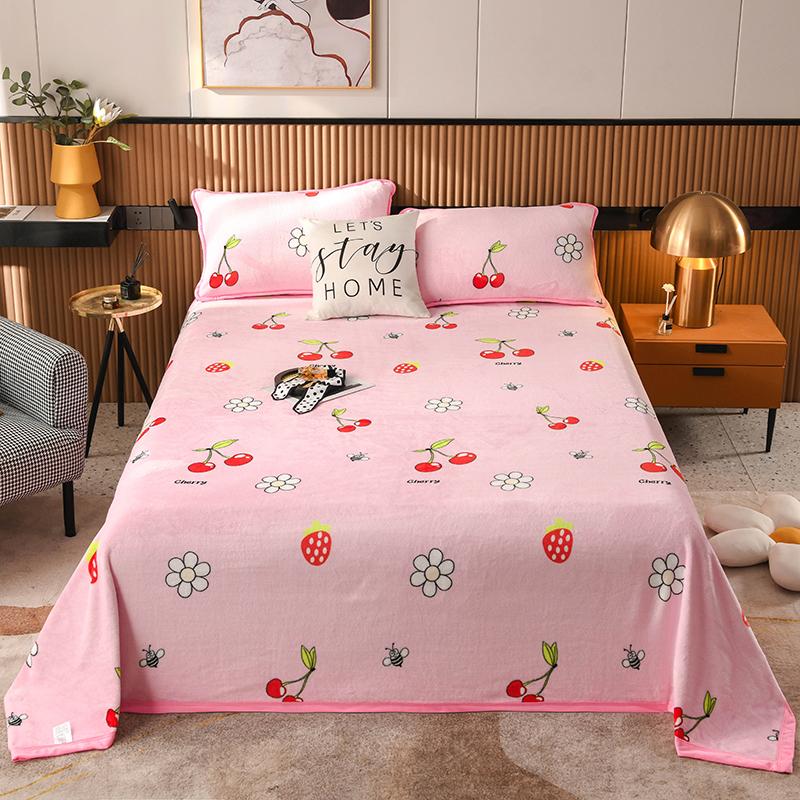 Color Flowers Pattern Blanket Lightweight Fluffy Plush Floral Printed Super Soft Flannel Throw Blanket for Bed Sofa and Travel