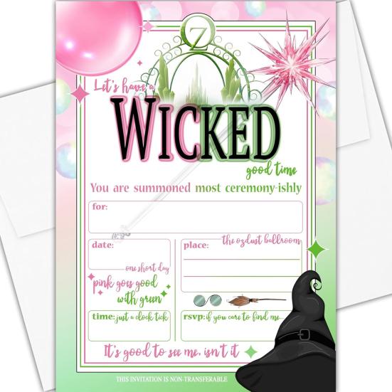 10/15 шт. Приглашения на день рождения Давайте весело проведем время Пригласительные открытки с конвертами для мальчиков и девочек Товары для вечеринок