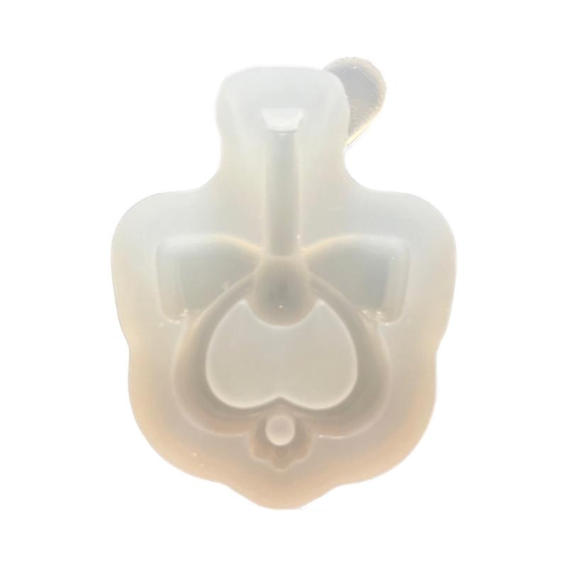 Брелок «Зыбучие пески» Формы из смолы Медведь Кролик Шейкер Силиконовая форма Изготовление уникальных украшений DIY Брелок Подвеска для ожерелья Форма