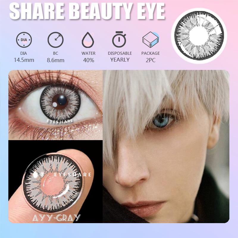 Eyeshare Cosplay Contact Lenses Big Eye Anime Colored Contactlen Blue Lens Red Contact Fashion Soft Color Cosmetic Lenses for Halloween