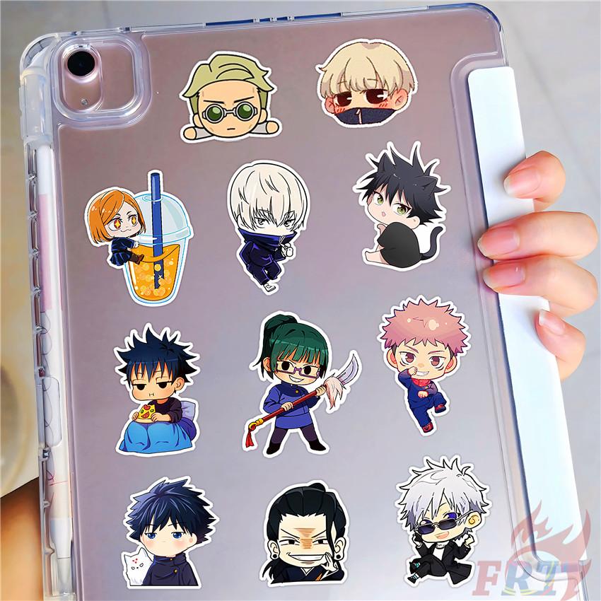 100Pcs/Set Q Jujutsu Kaisen Mini Diary Manual Stickers DIY Scrapbooks Album Decor Decals Stickers
