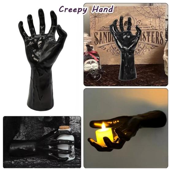Scary Hand Wall Decor Realistic Halloween Prop Creepy Towel Hanger Spooky Desk Lamp Holder Halloween Party Supplies