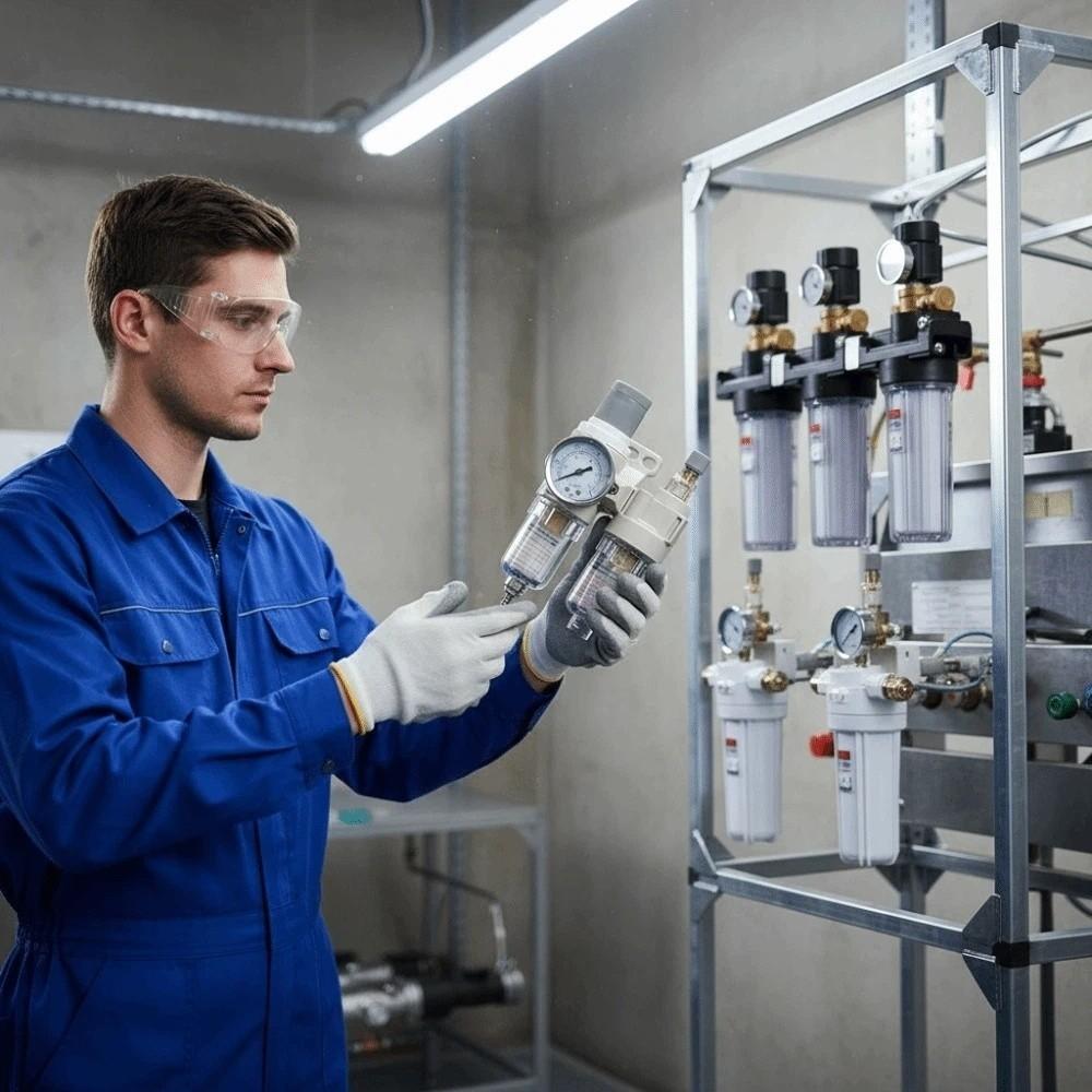 Regulator Oil Water Two-piece Air Filter Air Treatment Unit Air Source Processor