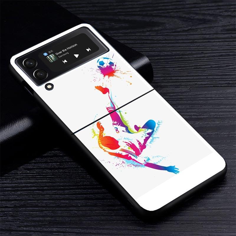 Basketball Basket Dunk Z Flip 7 Phnoe Case For Samsung Z Flip 6 5 4 3 5G Galaxy ZFlip7 ZFlip4 ZFlip5 ZFlip6 ZFlip3 Phone Cover 4