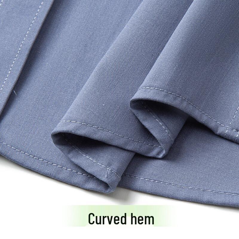Мужская рубашка Futeng с длинным рукавом, смесовая с бамбуком, в стиле business casual