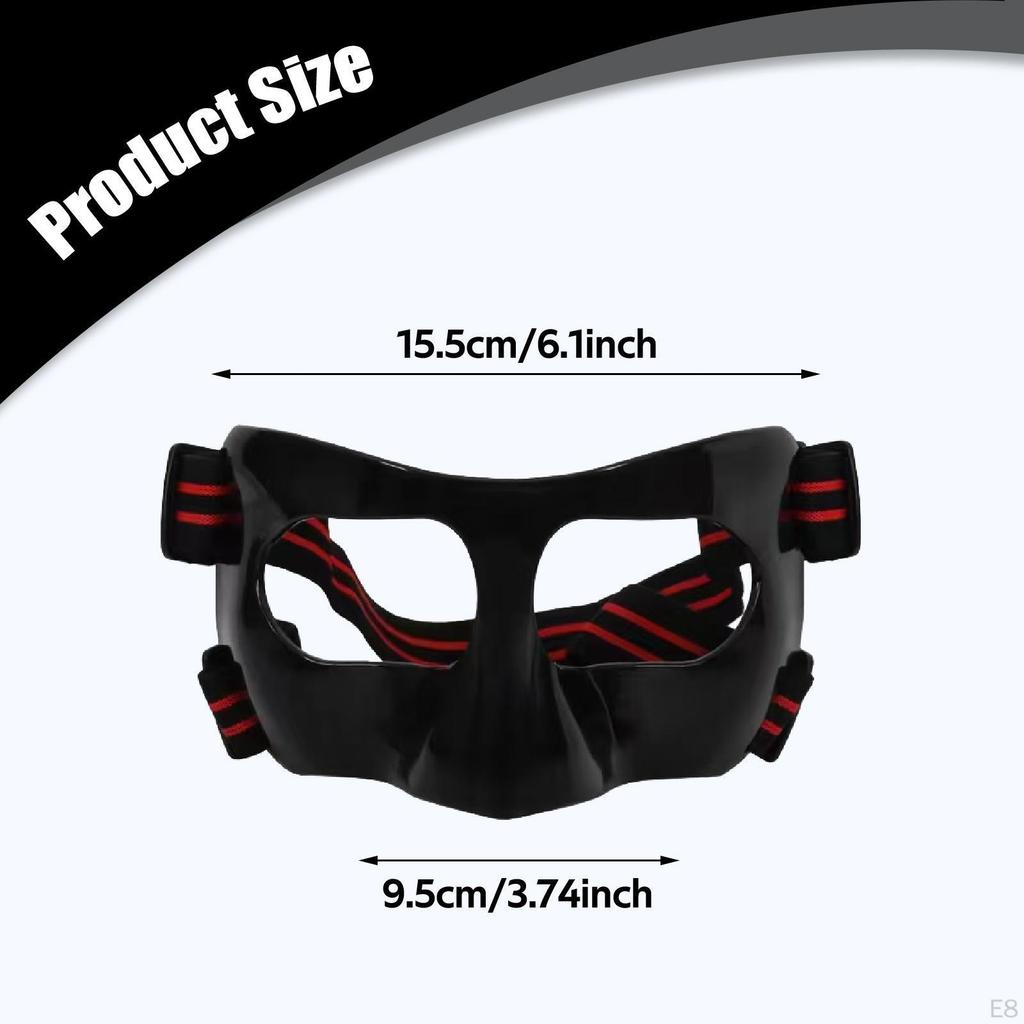 Face Guard for Injured Nose, Adjustable Foam Padding Sports Activities