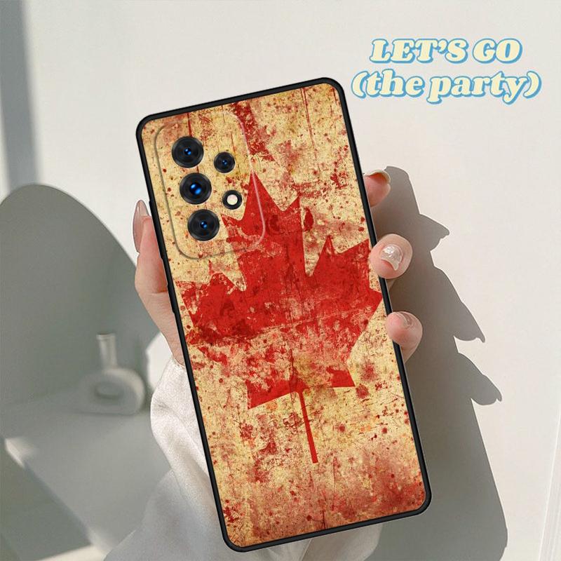 Canada Canadian Flag phone case For Samsung Galaxy A42 A31 A40 A51 A71 A32 A80 A91 A52 A72 A73 A20e A21S A50 A70 A11 A12 Cover