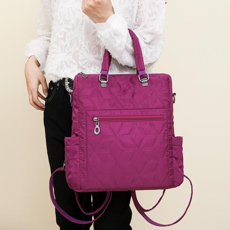 Многофункциональный рюкзак женский мягкий кожаный сумка через плечо сумка