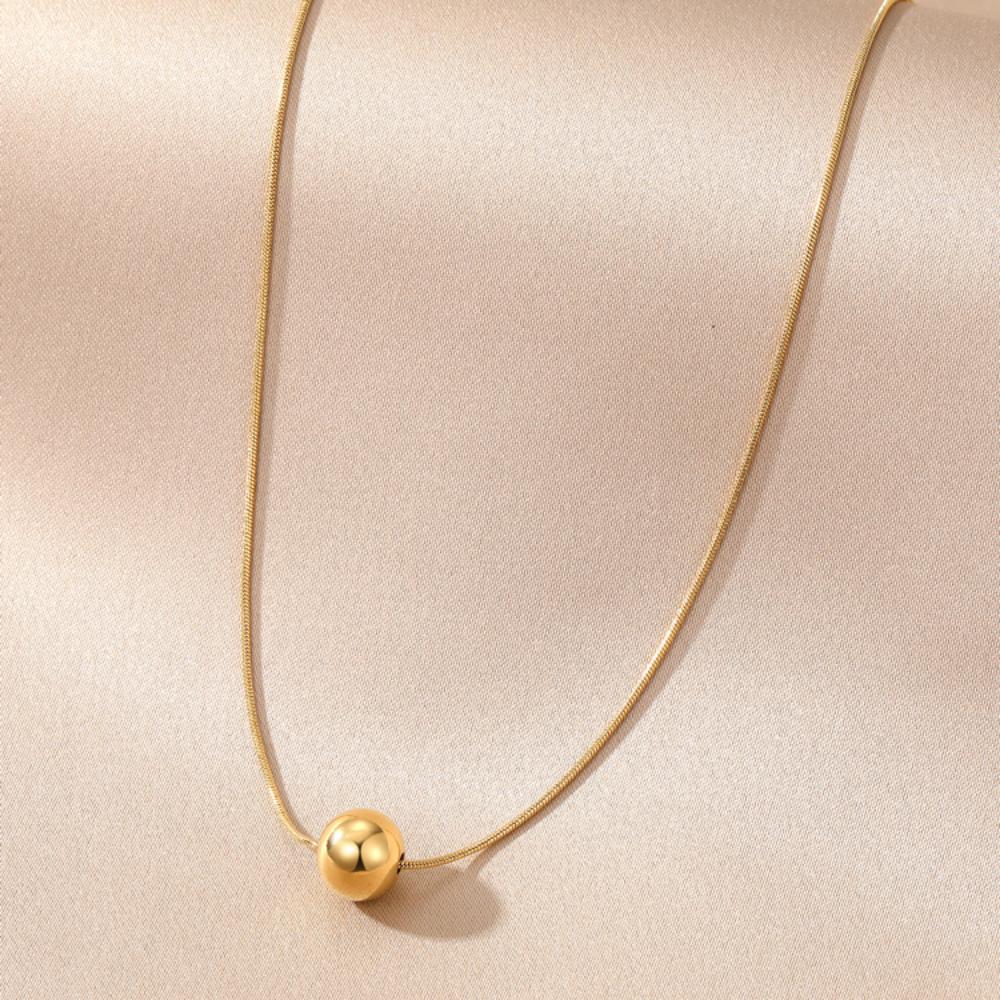 2023 Новая мода кулон ожерелье шарик кулон простое модное ожерелье для девочек фестиваль изысканный роскошный подарок воротник-цепочка с кисточками вечерние женское ожерелье