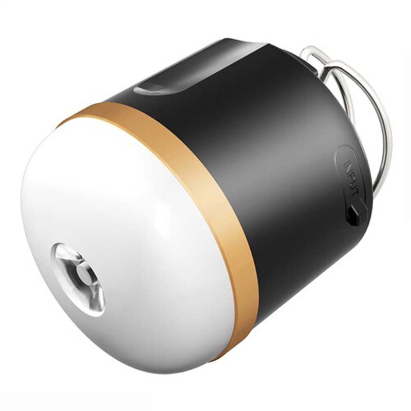 Фонарь кемпинговый Camping Light + Powerbank / 5 режимов / магнит / крючок / IP65 / 5W / Type-C