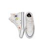 Converse Кеды Chuck Taylor All Star High Top Повседневные парусиновые женские кроссовки Экрю Разноцветные 570919C