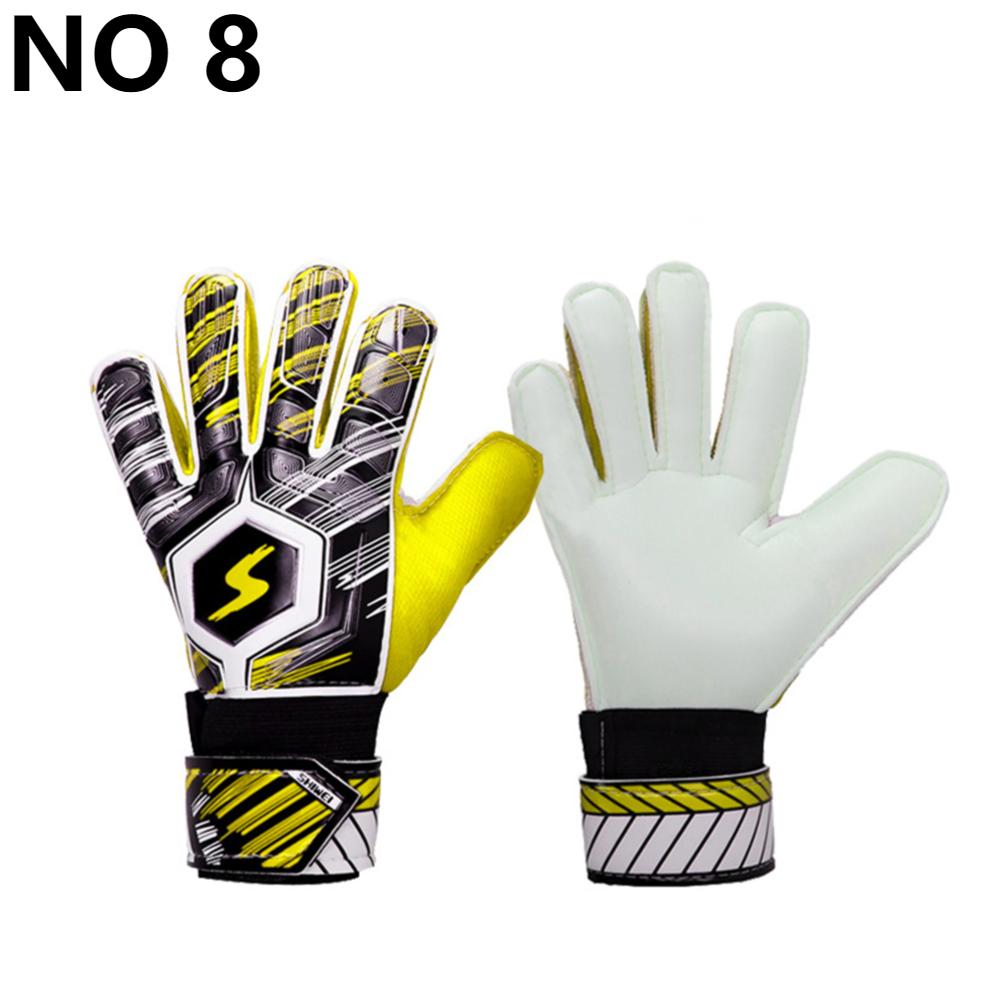 Goalkeeper Gloves Professional Breathable Soccer Goalie Gloves Thickened Full Finger Hand Protection Sports Training Accessories