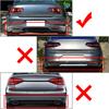 2x Rear Exhaust Muffler Tail Pipe Cover Trim ABS Decorative For VW Passat B8 2016 2017 2018  Car Exterior Accessory