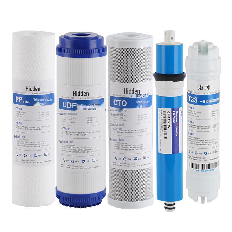 Универсальный 10-дюймовый очиститель воды с активированным углем и 3-ступенчатым фильтром