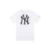 New Era Футболка унисекс New York Yankees с принтом букв, свободная, прямого кроя, белая 12711610
