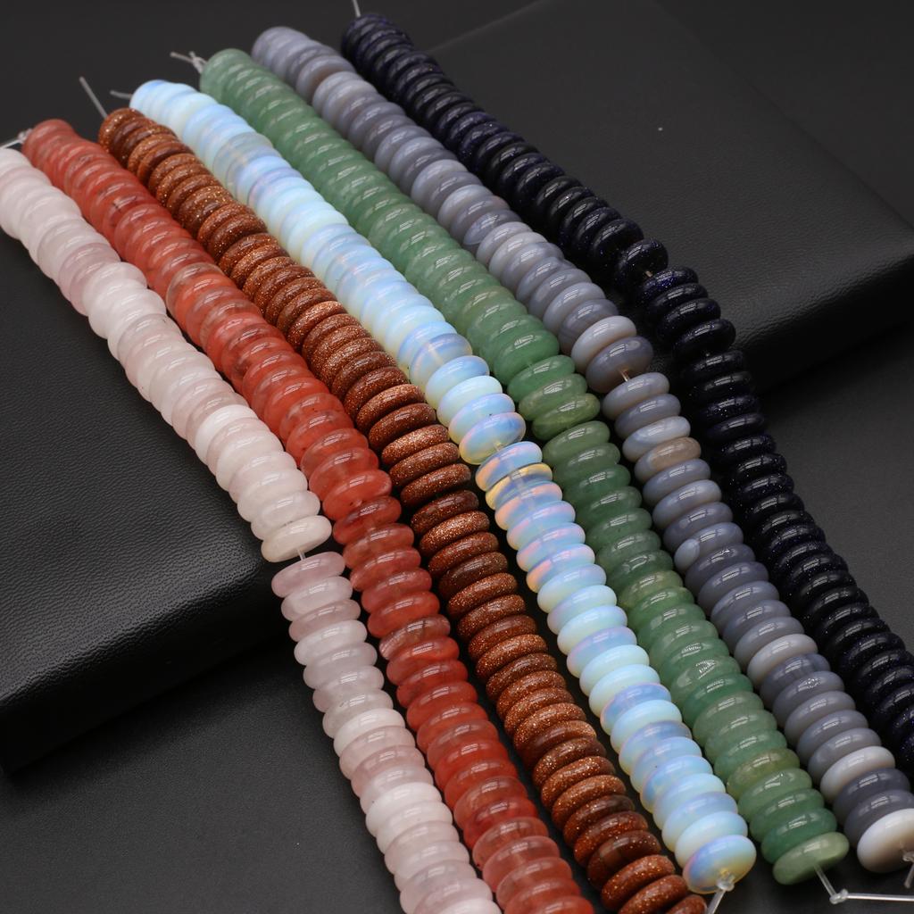 Beads Sodaliteunakite Isolation Natural Stone Abacusshaped Beads For Jewelry Making Diy Necklace Bracelet Earrings Accessory