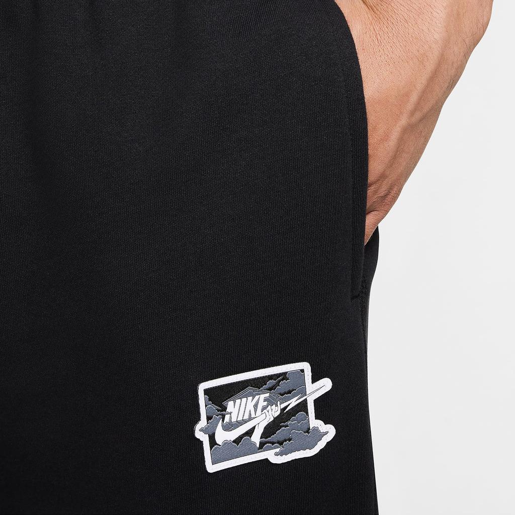 Nike Club French Terry Cuff Pants Soft Breathable Drawstring Casual Pants Men Pants Black FZ0767010