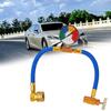 Car R134A A/C Refrigerant Gas Charging Hose With Pressure Hose Conditioner Rubber Refrigeration Gauges Filling Car Air Z8V1