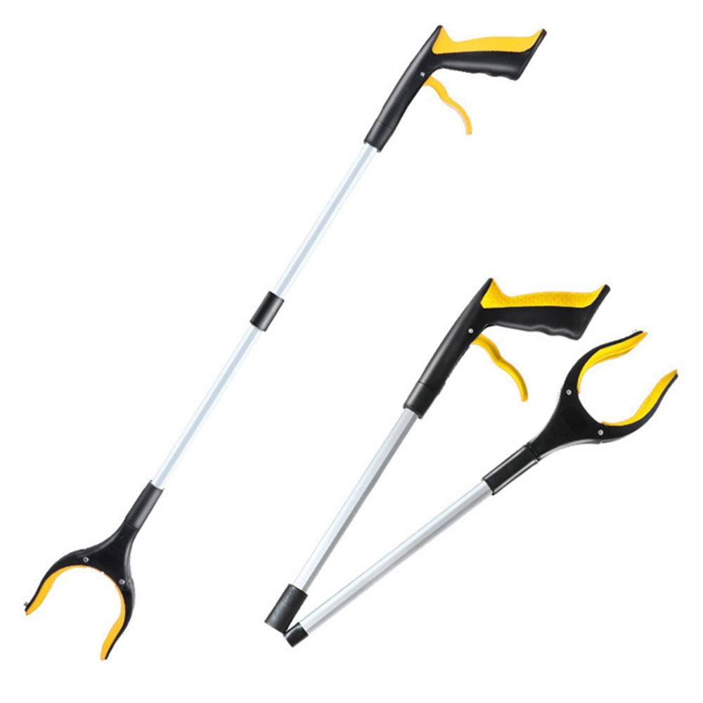 Easy To Hold Foldable Litter Picker Collapsible Lightweight Trash Reacher Picker Safe Strong Magnetic Tip Garbage Grabber Garden