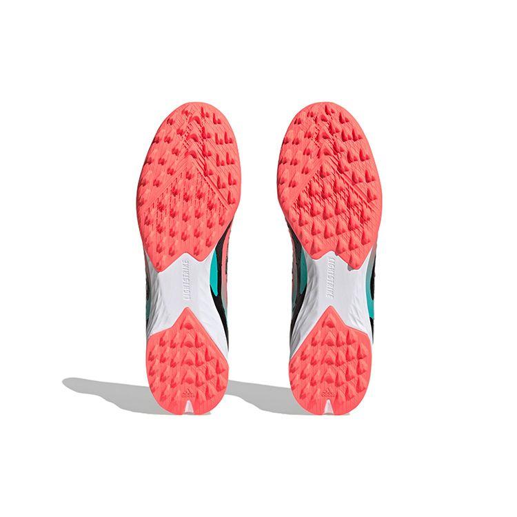 Adidas Месси 1 Круглый носок На шнуровке TF (Резиновые шипы) Нескользящие Износостойкие Амортизирующие Футбольные Бутсы Мужские Футбольные Бутсы Красно-Черные Белые IG2579